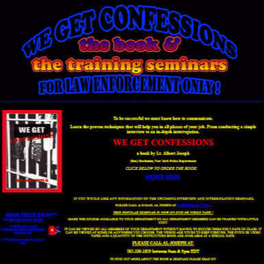 OFFICIAL Book Seller: We Get Confessions Book by the author Lieut. Albert Joseph, Jr. [Ret.]